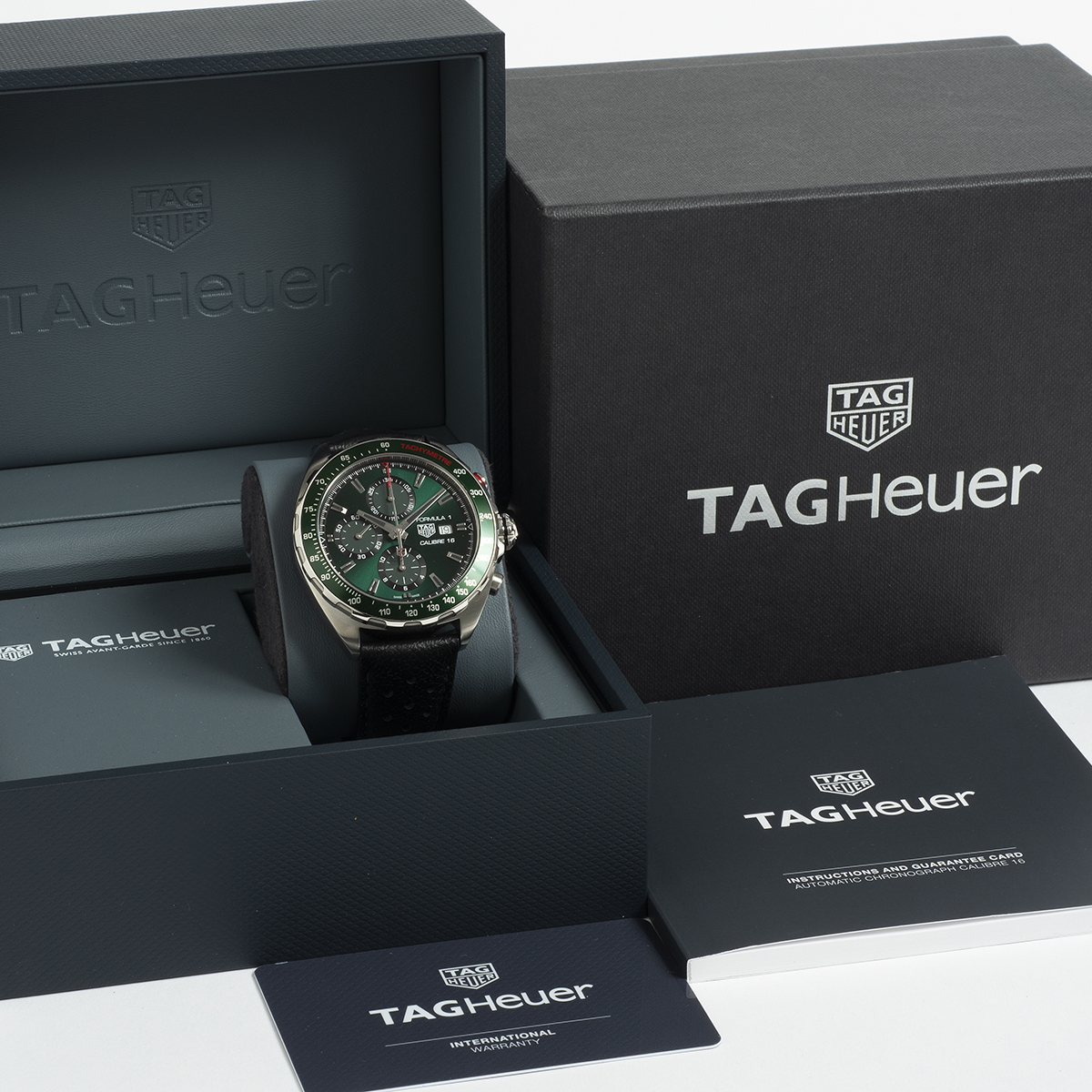 Tag heuer formula 1 online calibre 16 green dial