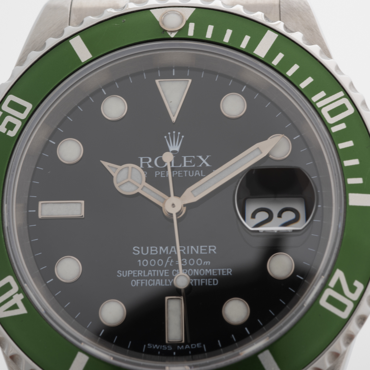 Rolex Submariner Kermit 16610LV W6110_7 Rolex Submariner Kermit 16610LV W6110_7