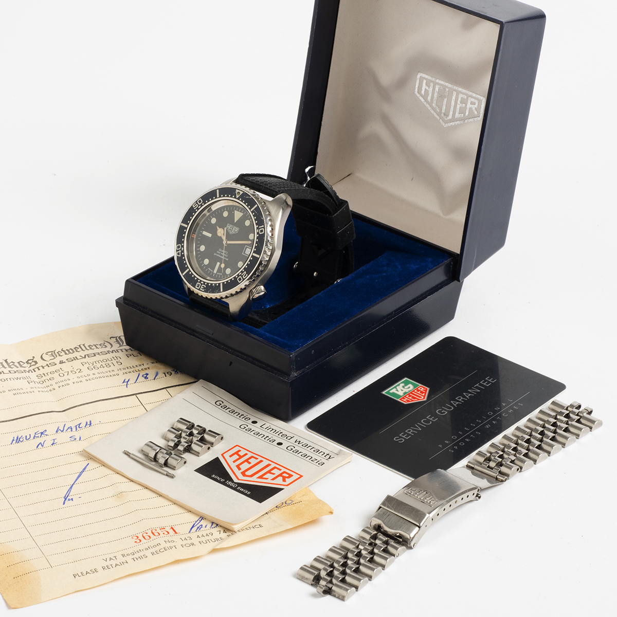 Heuer Diver Spirotechnique Deep Dive 980 023 W6271_6 Heuer Diver Spirotechnique Deep Dive 980 023 W6271_6