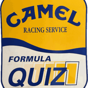 Camel Racing Service Formula 1 Quiz Sign (Camel cigarettes/ tobacco)